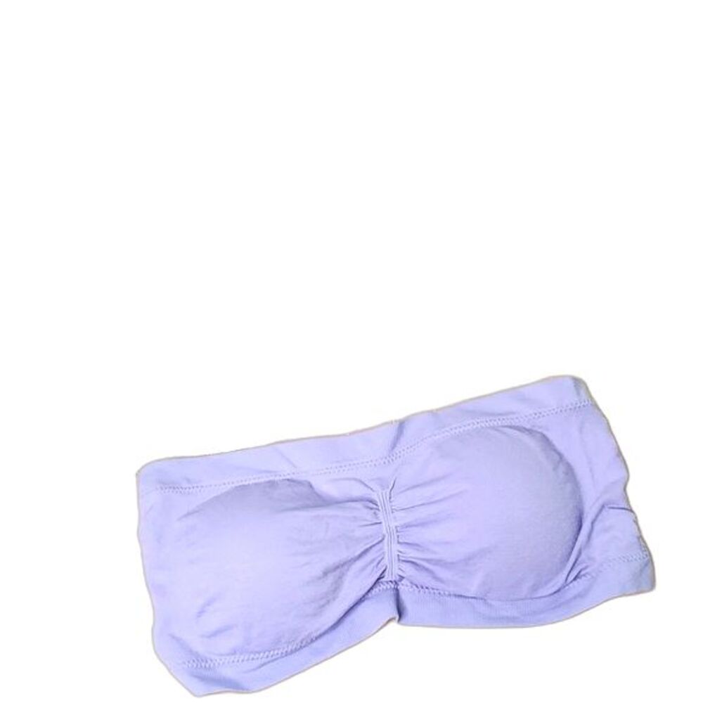 Bra Strapless Comfort Stretchy Lavender  Size XL NWT